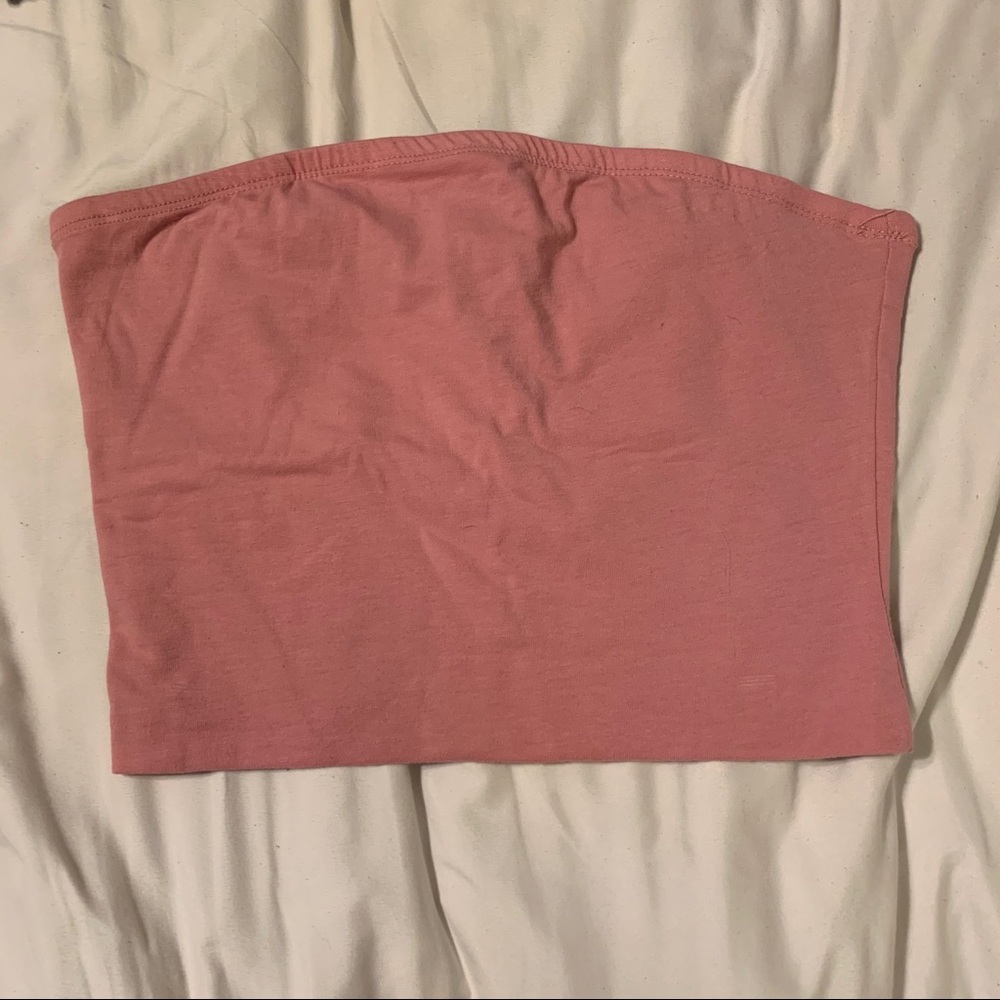 Pink tube top
